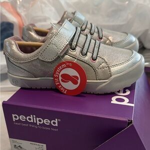Pediped Silver Sneakers for Everyday Comfort